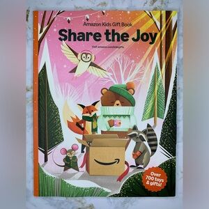 2024 Amazon Kids Gift Book Share The Joy Toy Catalog Christmas Holiday Wish List